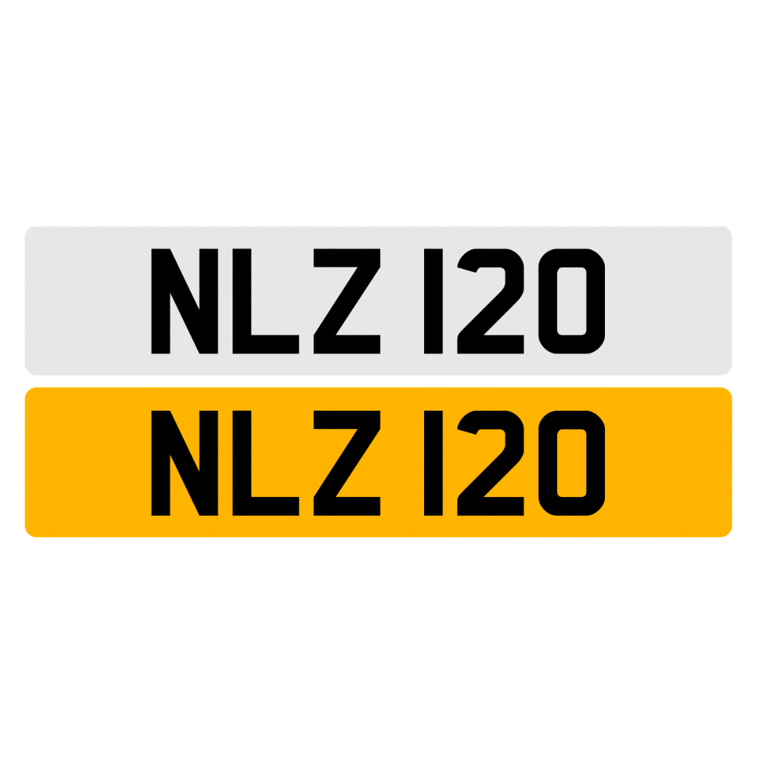 NLZ120 - 3x3 Dateless Registration Plate