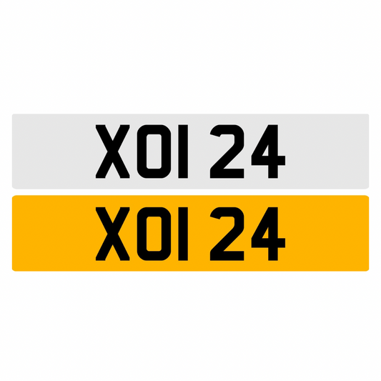 XOI24 - 3x2 Dateless Registration Plate